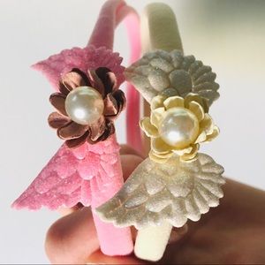 2 baby girl headbands